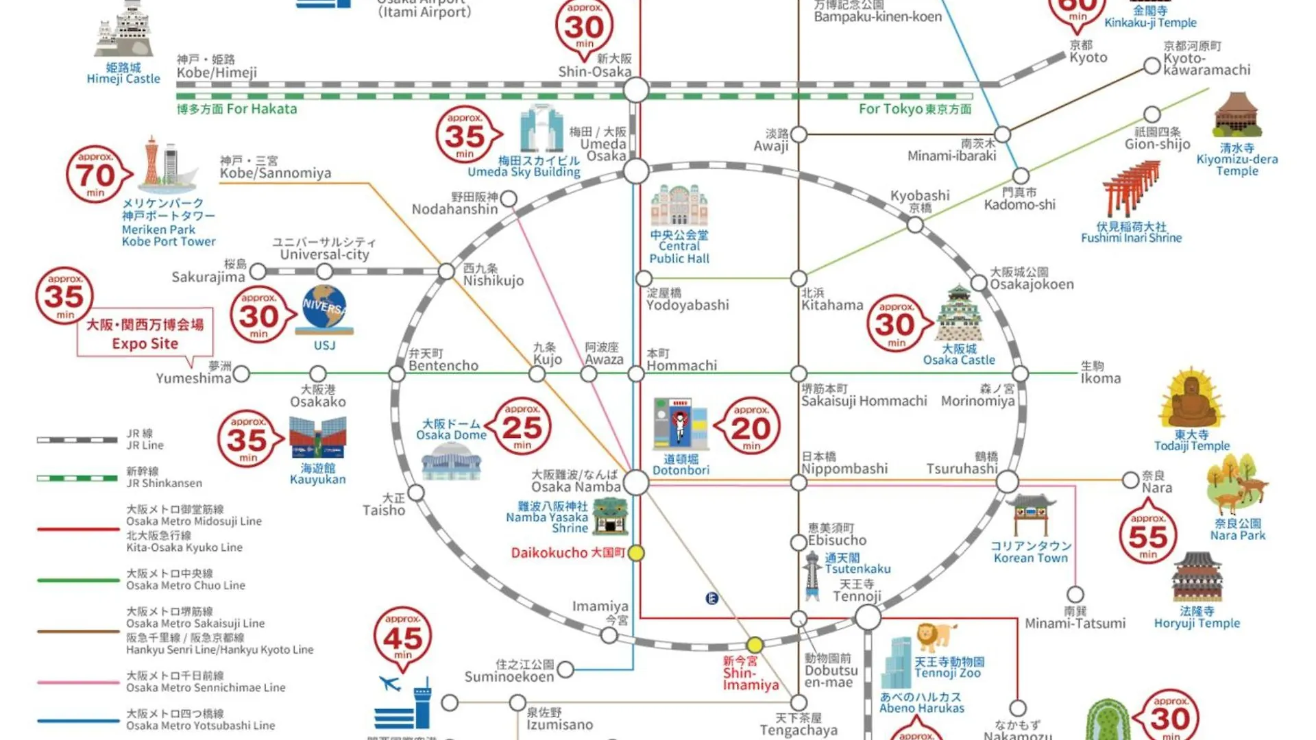 Apartmán Eslead Hotel Namba Ebisu West Ósaka